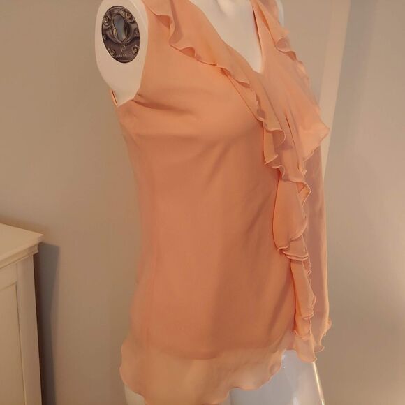 Womens M A. Byer blouse tank top racerback pink - Picture 2 of 6